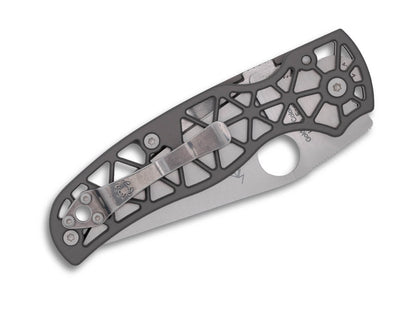 Spyderco Edgerati Gray Aluminum PlainEdge