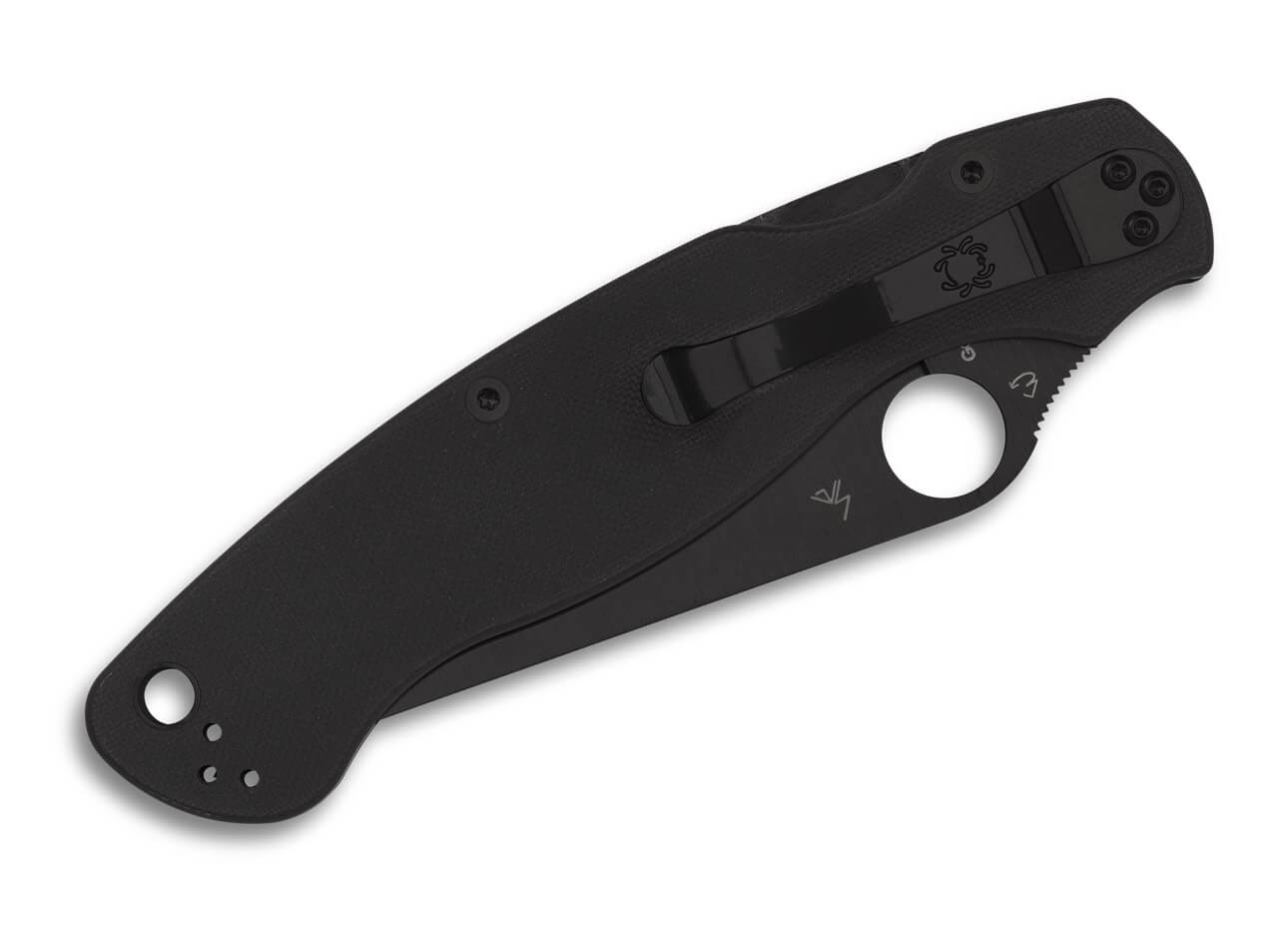 Spyderco Military 2 G10 Black Blade PlainEdge