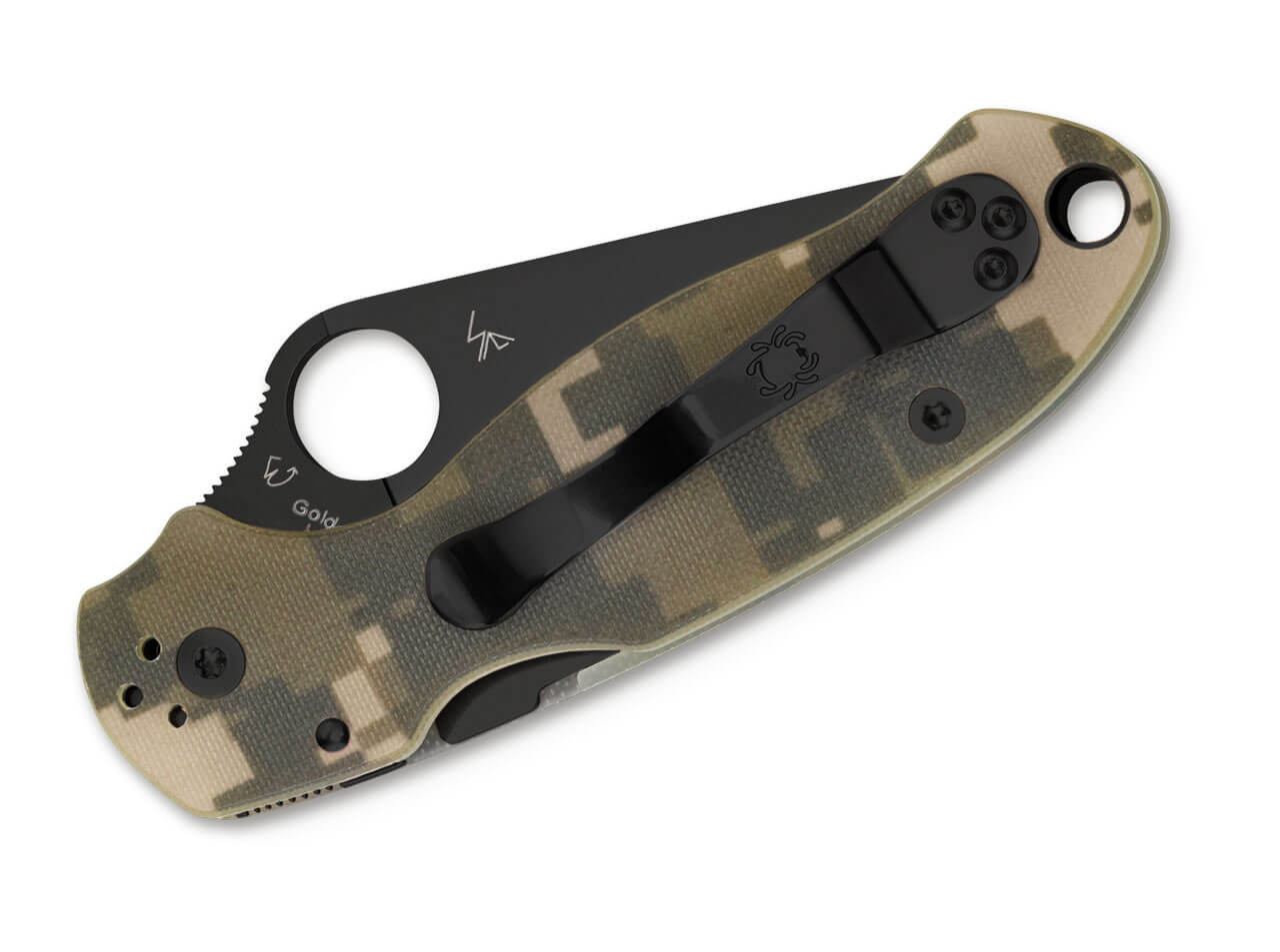 Spyderco Para 3 Camo Black Blade