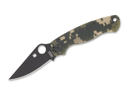 Spyderco Para-Military 2 Digital Camo G10 Black