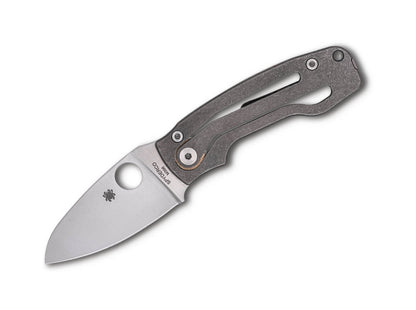 Spyderco Pits 2 M398 Slipit Ti PlainEdge