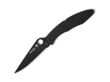 Spyderco Police All Black Stainless PlainEdge