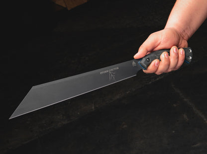 TOPS Knives Storm Vector Micarta Black