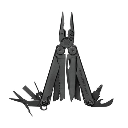 Leatherman Wave Plus Black multitool - open