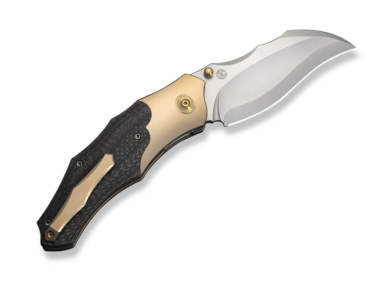 WE Knife Orc Boss 20CV Champagne Ti Twill CF
